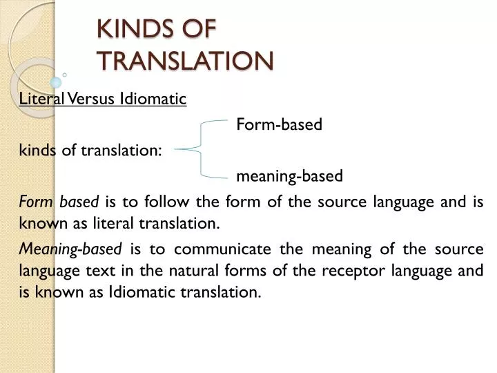 Document translation services