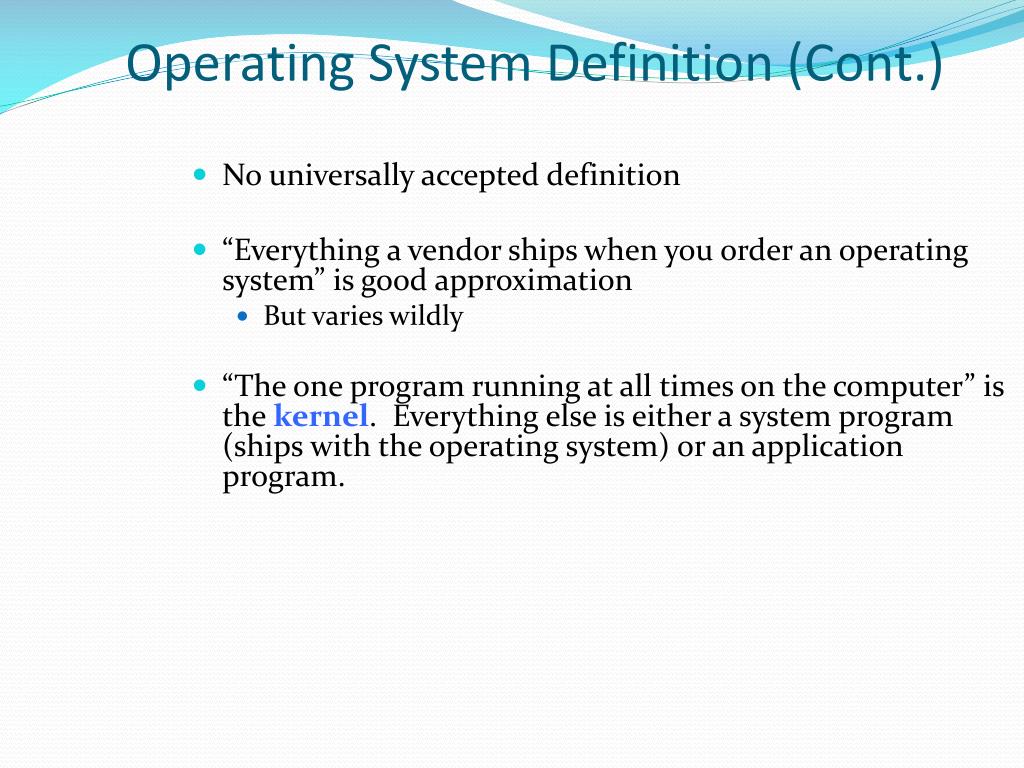 PPT - Introduction to Operating System PowerPoint Presentation, free ...