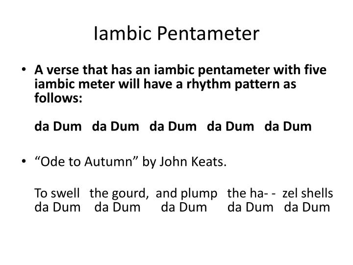 iambic pentameter sonnet iambic pentameter sonnet