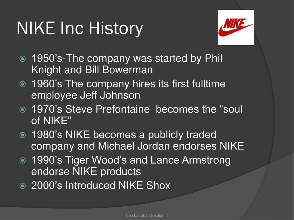 nike company history