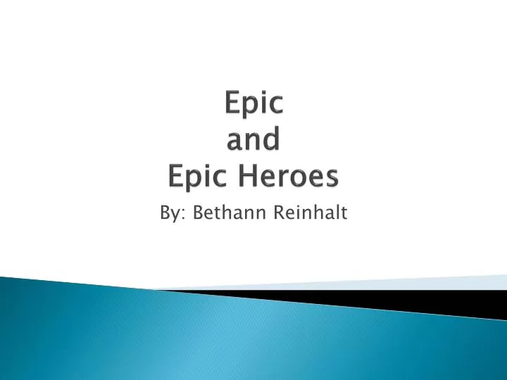epic and epic heroes n.