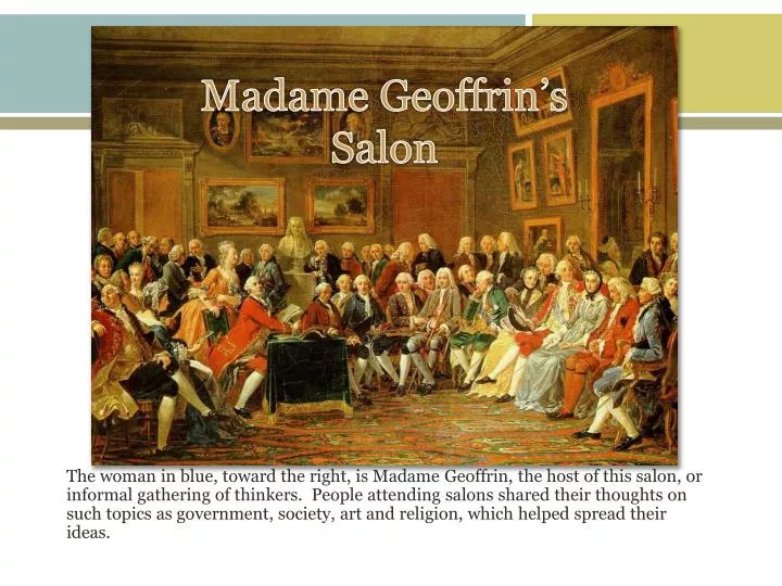 Le Salon De Madame Geoffrin 4ème