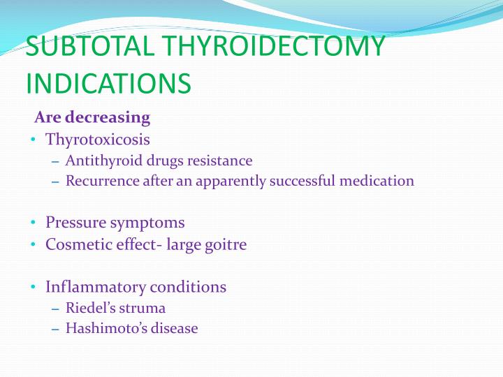 subtotal thyroidectomy