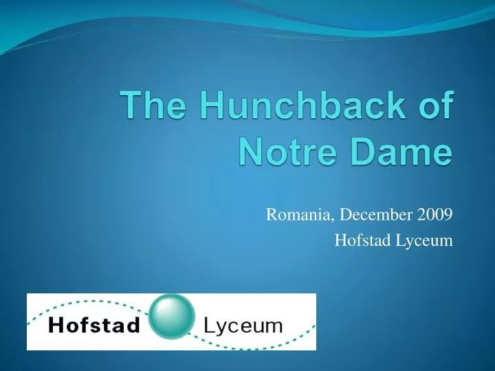 hunchback de notre dame hunchback de notre dame