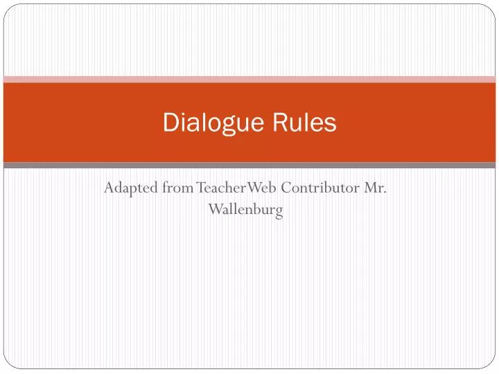 dialogue tags rules dialogue tags rules