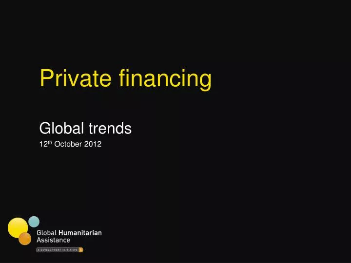 PPT - Private financing PowerPoint Presentation, free download - ID:2761543