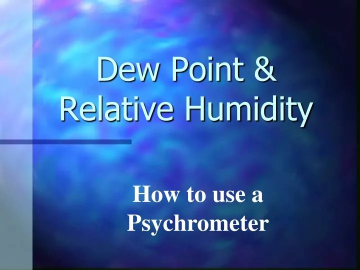 dew point vs humidity dew point vs humidity