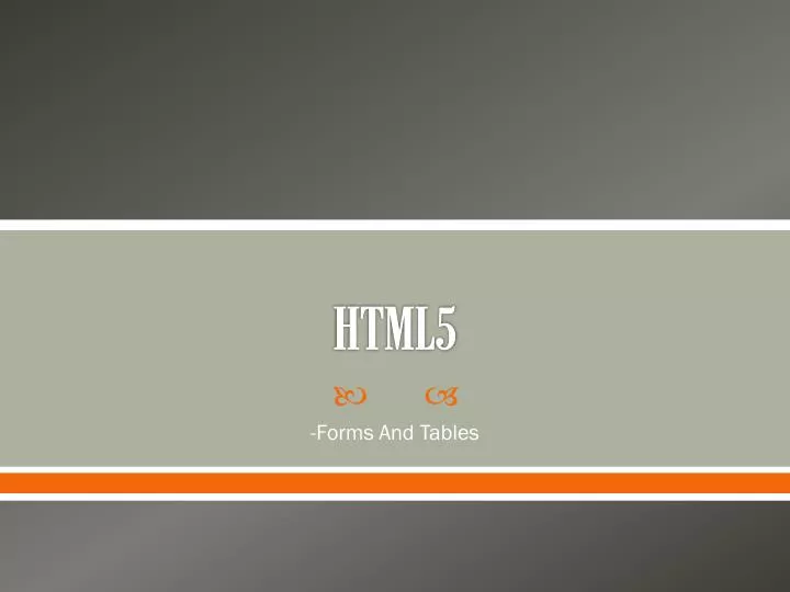 PPT - HTML5 PowerPoint Presentation, free download - ID:2761920