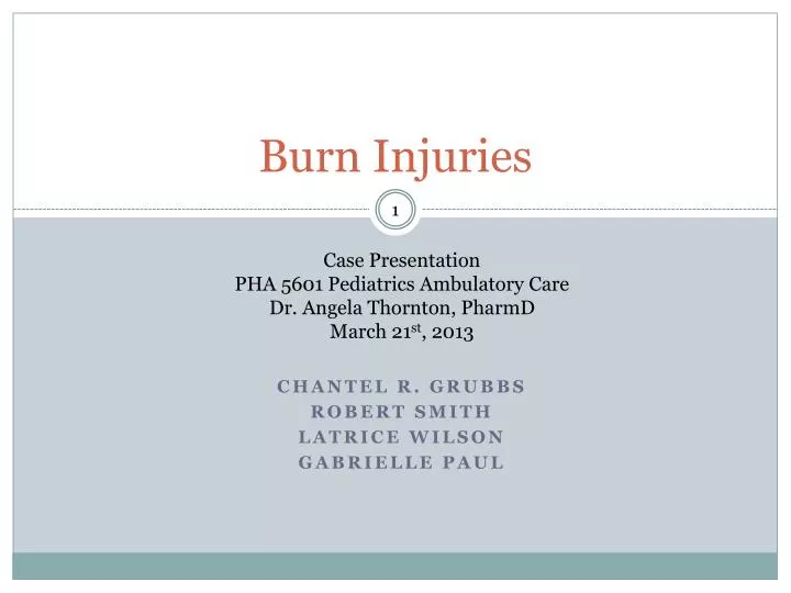 burn injuries n.
