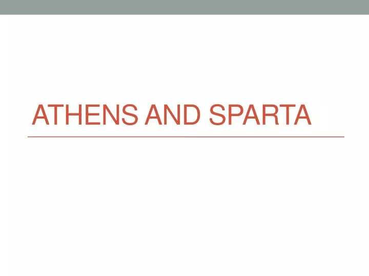 a discussion on the role of women in sparta and athens a discussion on the role of women in sparta and athens