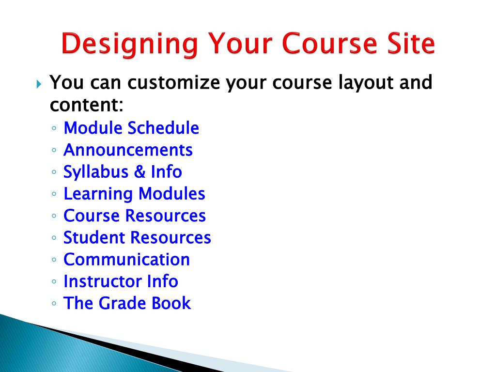 PPT - A Learning Module Approach to Online Education PowerPoint ...