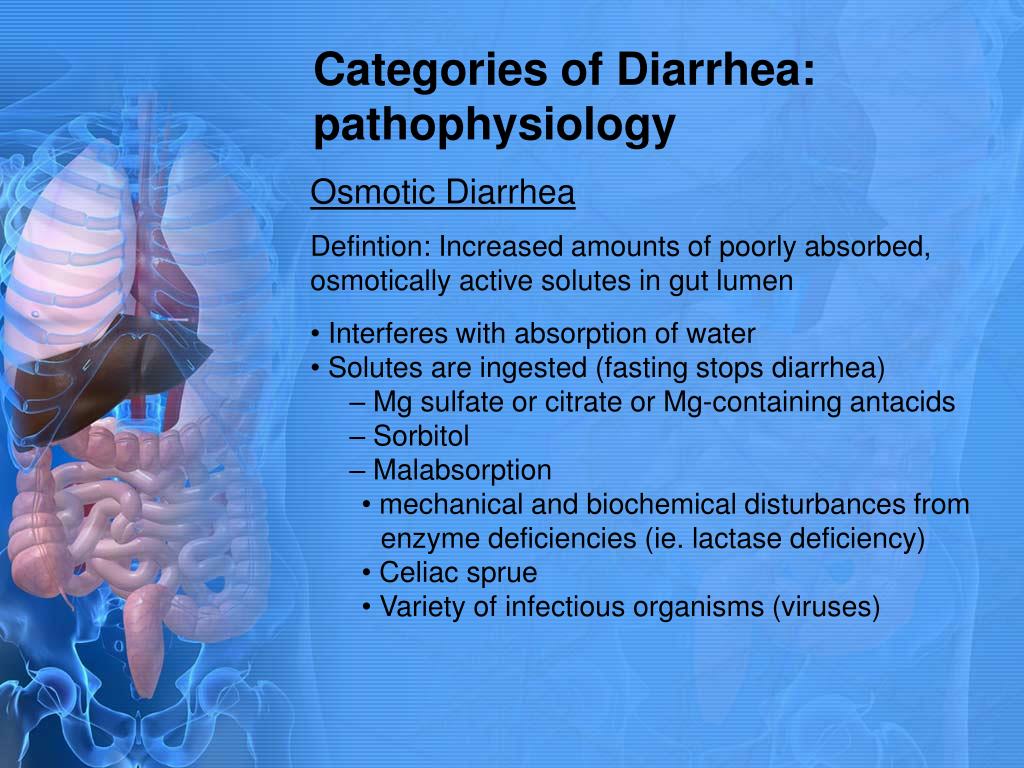 Sorbitol diarrea