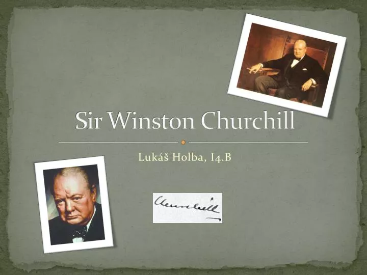 winston churchill english presentation