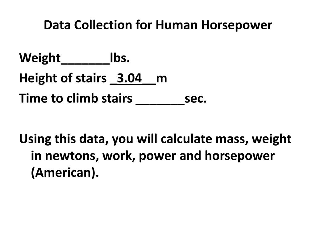 PPT Name Human Horsepower PowerPoint Presentation, free download ID
