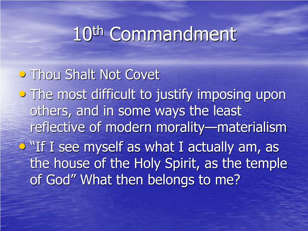 Ppt The Ten Commandments Powerpoint Presentation Free Download Id