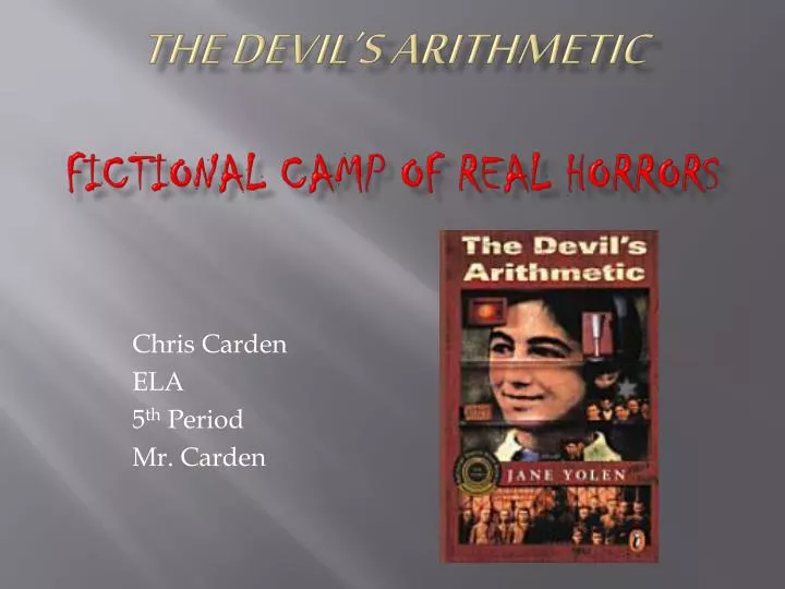 compare and contrst the movie the devils arithmetic and the book A teacher’s guide to the holocaust using parallel reading of roll of thunder hear my cry by mildred taylor and the devil’s arithmetic an article i wrote about writing the book an interview with kirsten dunst on acting in the movie phyllis harrison of st christopher school, baldwin, ny has students write poems about devil’s arithmetic. compare and contrst the movie the devils arithmetic and the book A teacher’s guide to the holocaust using parallel reading of roll of thunder hear my cry by mildred taylor and the devil’s arithmetic an article i wrote about writing the book an interview with kirsten dunst on acting in the movie phyllis harrison of st christopher school, baldwin, ny has students write poems about devil’s arithmetic.