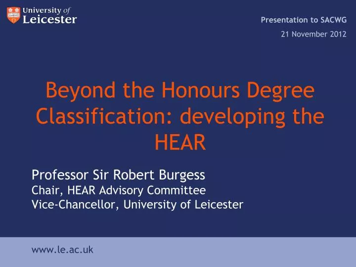 degree classification