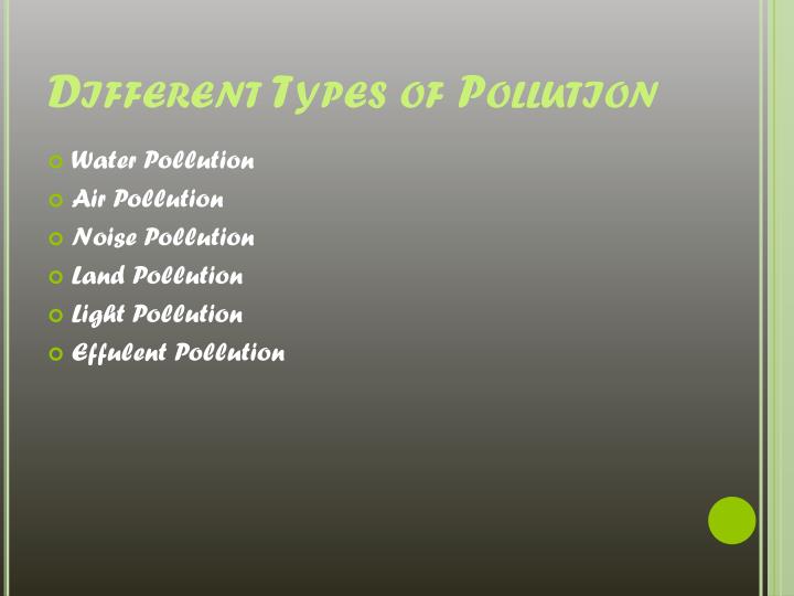 information on all types of pollution There are other important types of pollution monitoring programs two of which are for more information about air quality monitoring, visit monitoring information. information on all types of pollution There are other important types of pollution monitoring programs two of which are for more information about air quality monitoring, visit monitoring information.