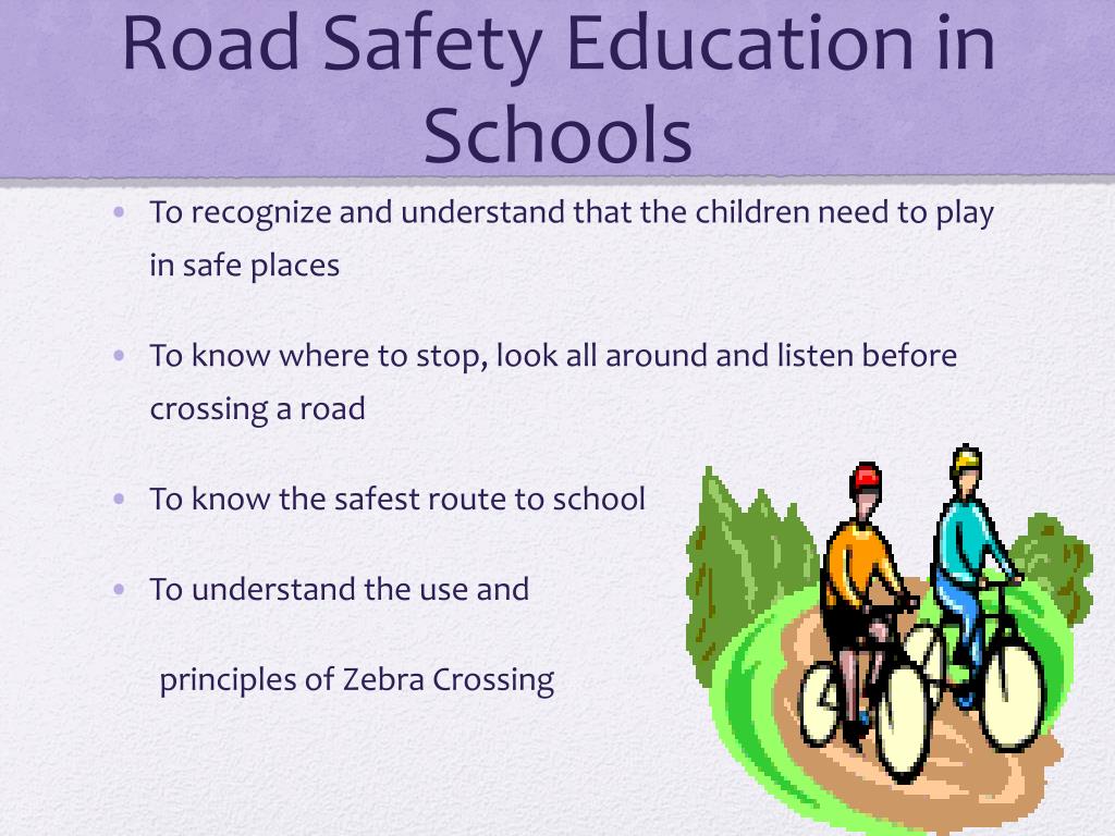 Crossing the Road  Road Safety PPT For School Students