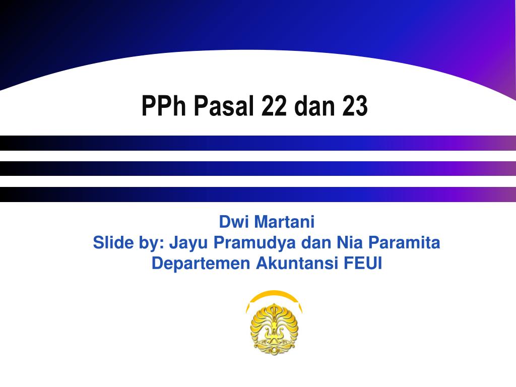 PPT - P Ph Pasal 22 dan 23 PowerPoint Presentation, free download -  ID:2766474