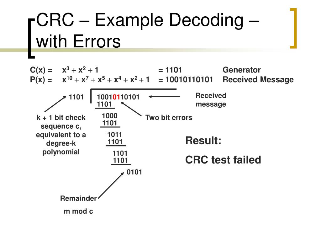 Failed crc. CRC контрольная сумма. Контрольная сумма crc8. Пример вычисления CRC. Как рассчитать CRC.