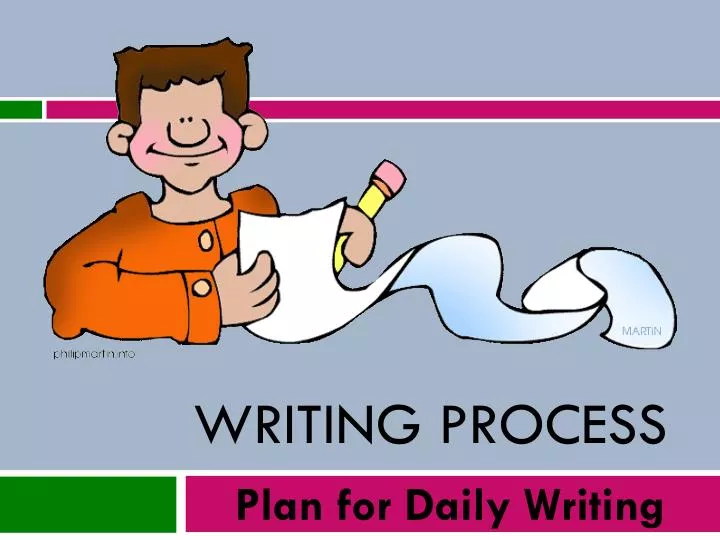writing process n.