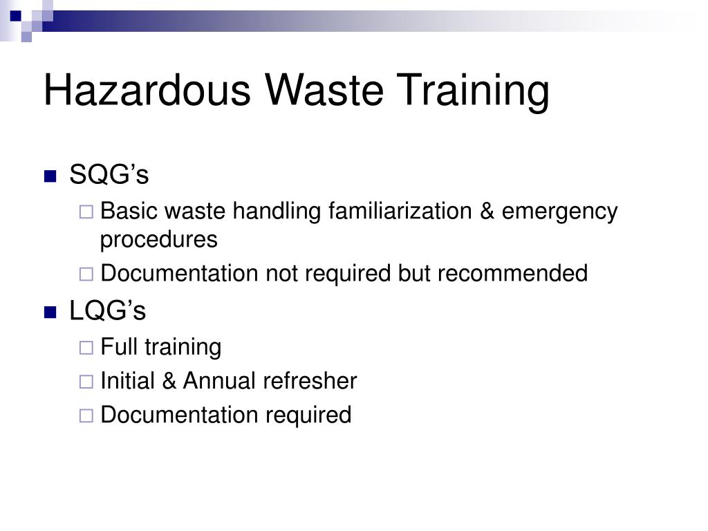 Regulated Garbage Training.pdf PPT - Hospital Waste and the RCRA Regulations - An Inspector’s ...