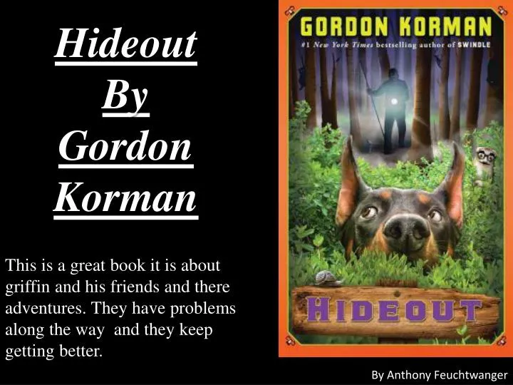 hideout book gordon korman hideout book gordon korman