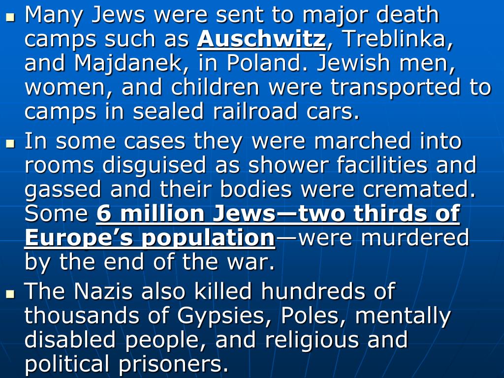 PPT - World War II The Holocaust 1939-1945 PowerPoint Presentation ...