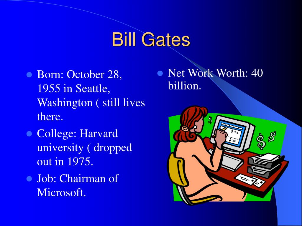 bill gates biography ppt