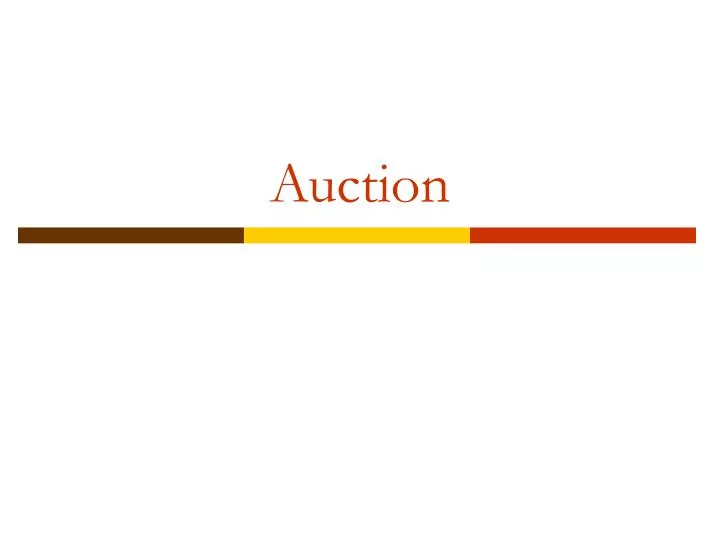 auction n.