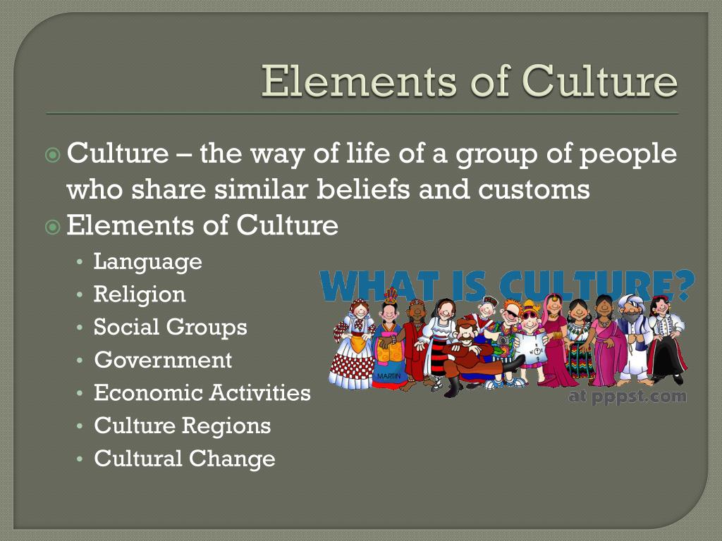 elements of culture powerpoint presentation