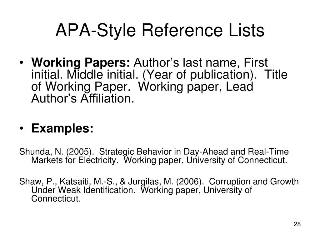 PPT Plagiarism and Citation Styles in Economics