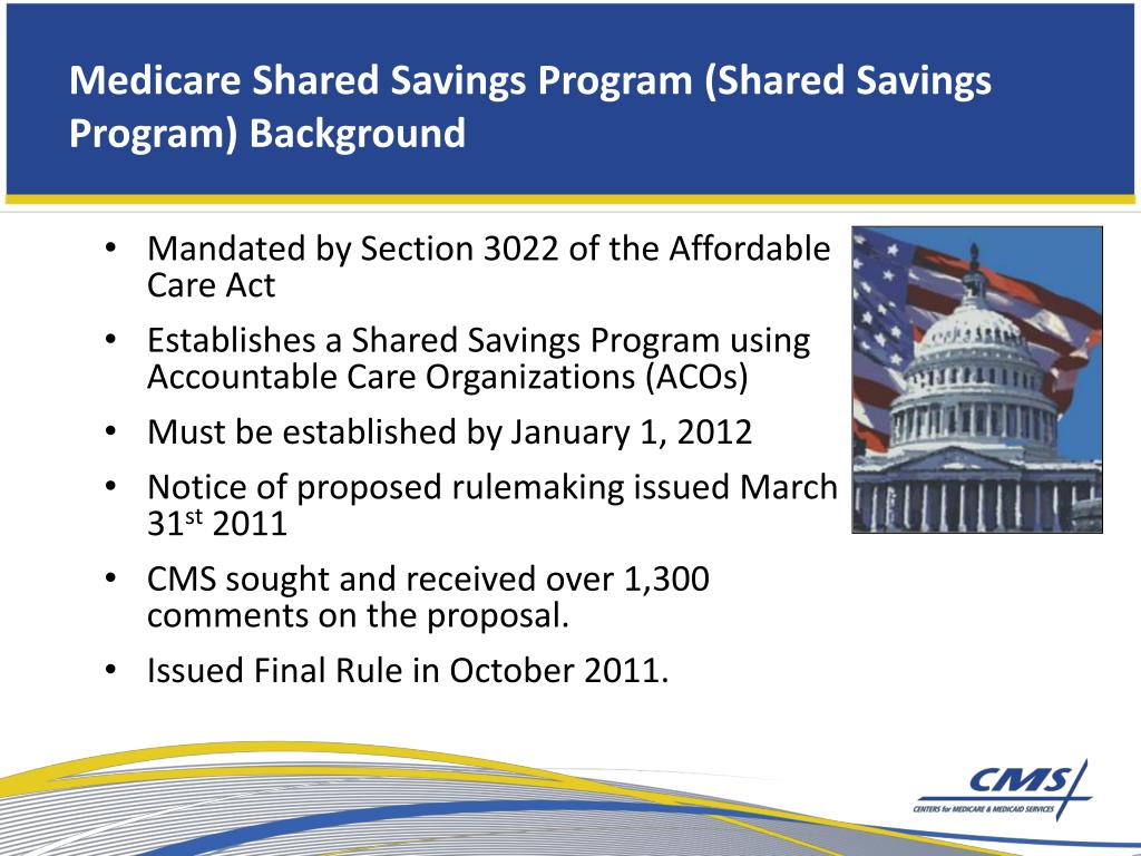 medicare shared savings program assignment methodology