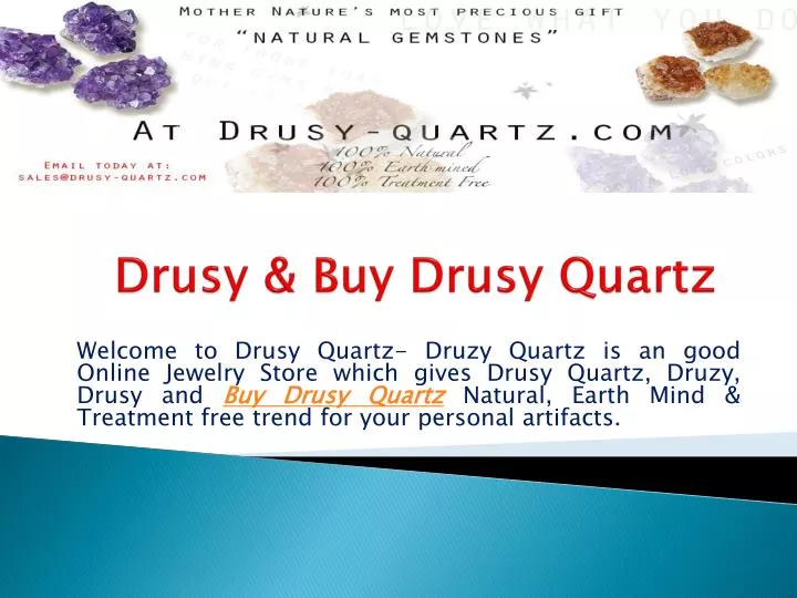 drusy buy drusy quartz n.