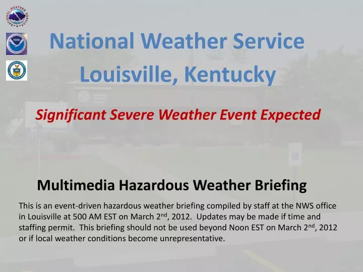 PPT - National Weather Service PowerPoint Presentation, free download ...