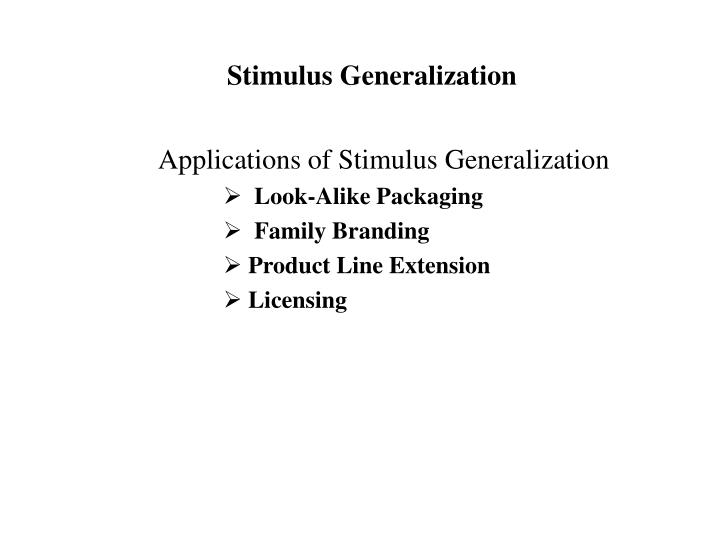 ppt learning and memory powerpoint presentation id 2775172 stimulus generalization