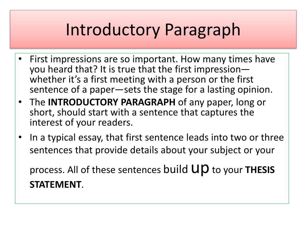 How Many Sentences Are In A Introduction Paragraph Essay On Civil War 