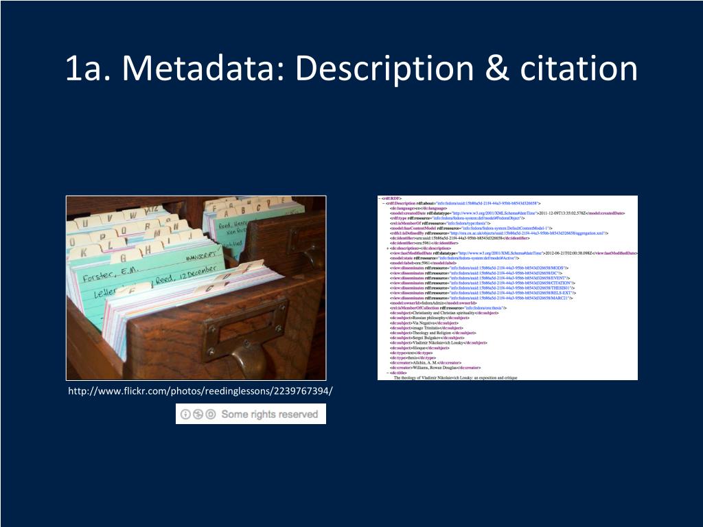 Metadata Bibliography Image PPT - Enhancing Research Data Management at Oxford: Insights from the ...