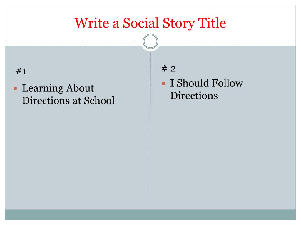 PPT - Social Stories PowerPoint Presentation, free download - ID