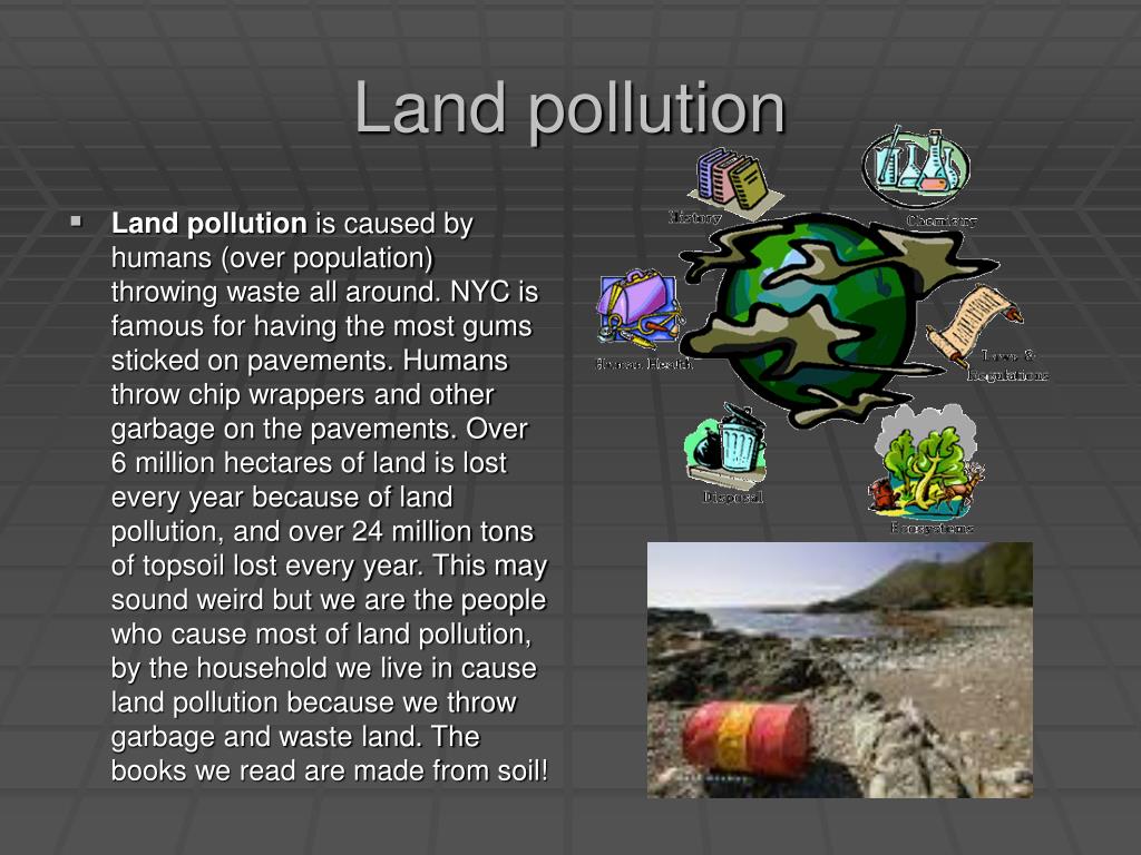 presentation on land pollution
