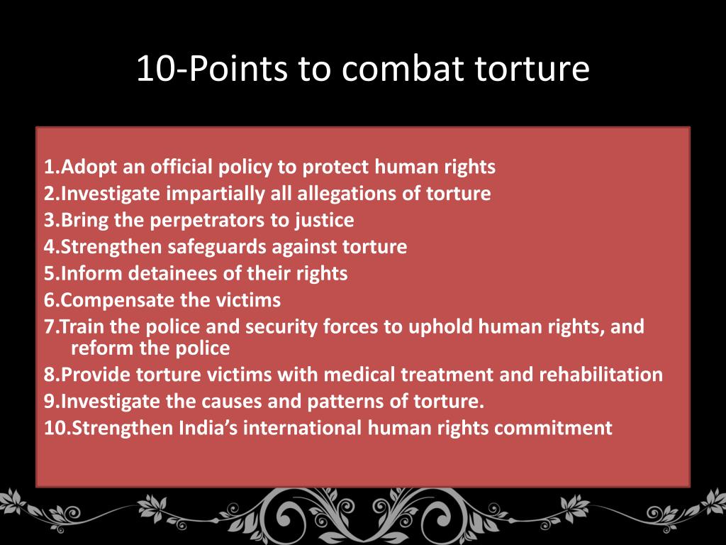 PPT - Police and Custodial Violence in India: A Human Rights ...