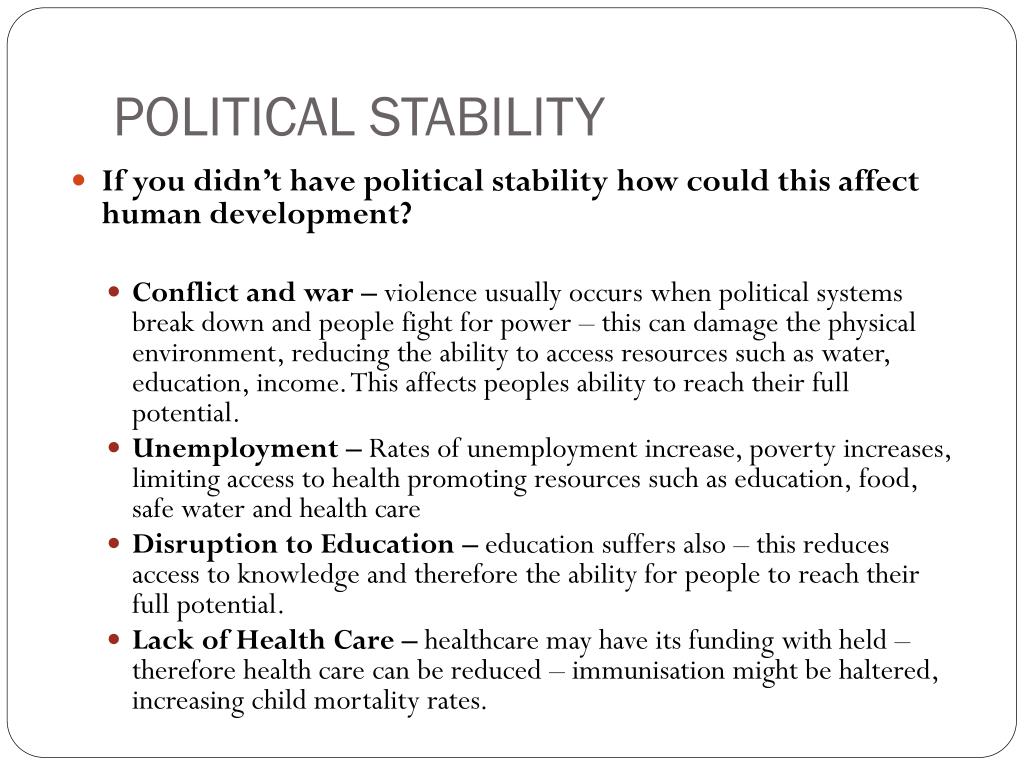 essay political stability