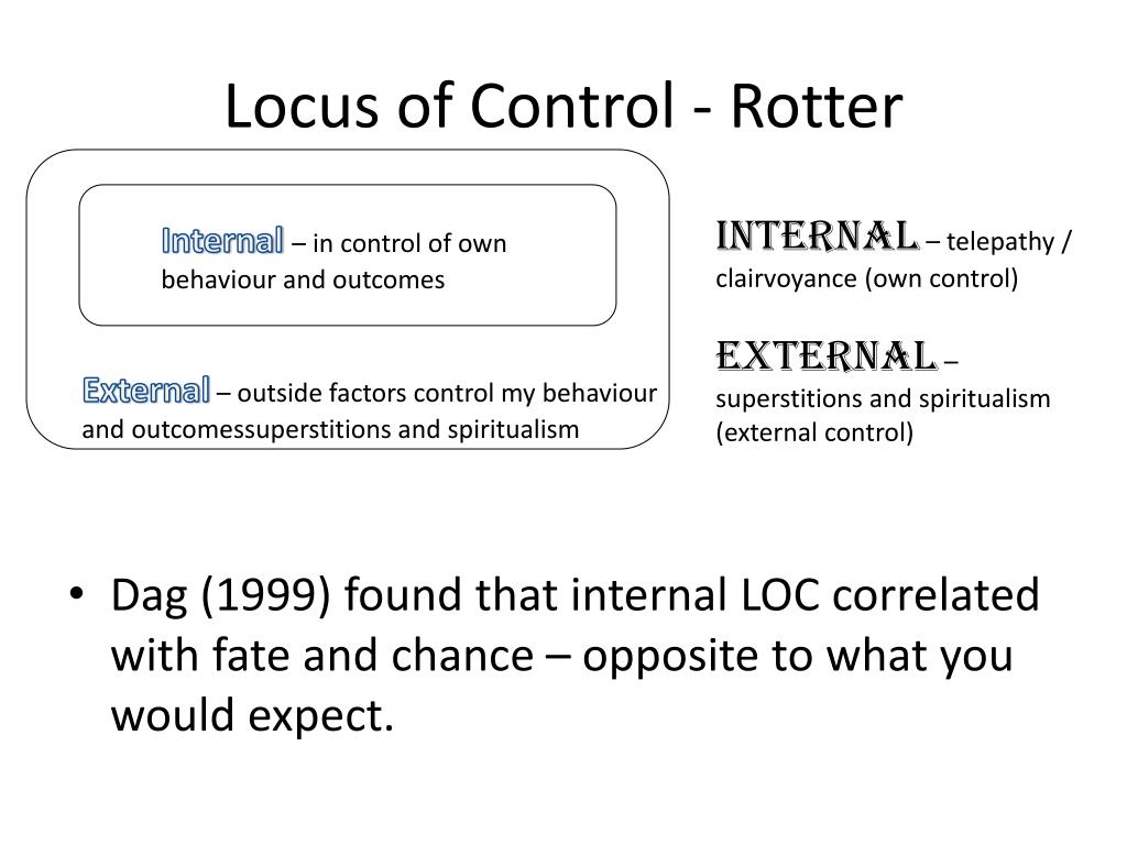 Locus On Control Injury PPT - What type of people experience anomalous events? PowerPoint ...