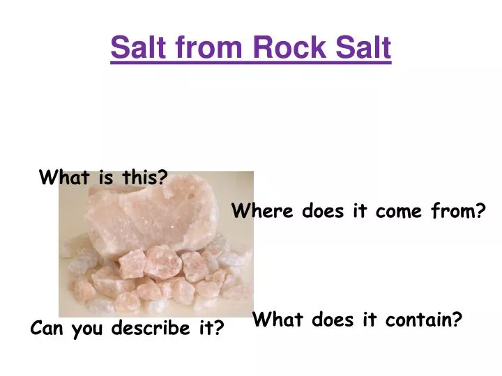 salt from rock salt n.