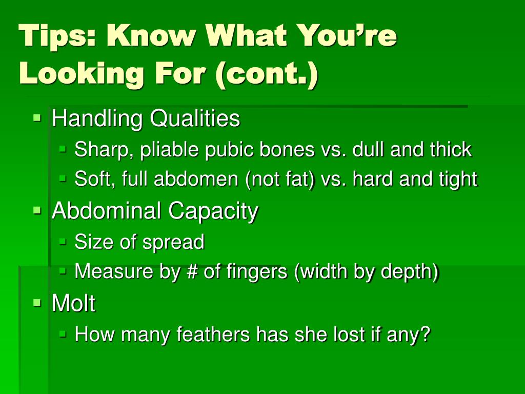 PPT Preparing and Giving Oral Reasons for Poultry Judging