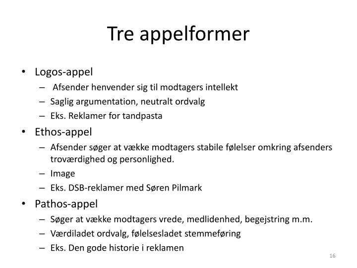 PPT Retorik Argumentationsteknik Og Appelformer PowerPoint 