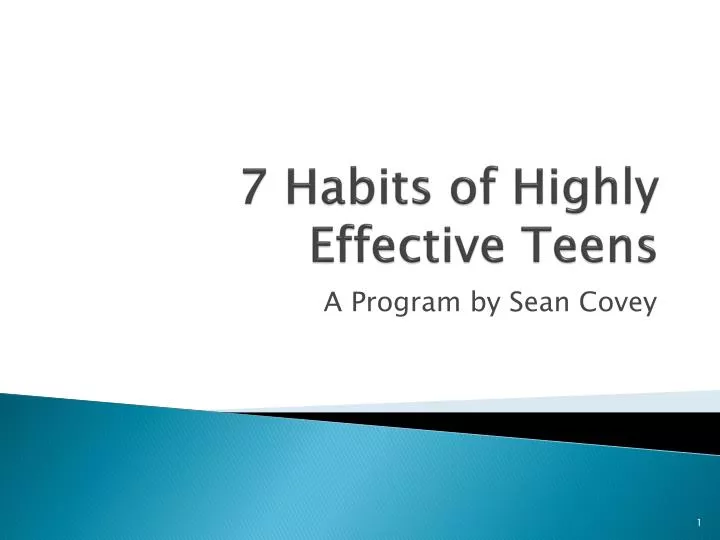 7 habits of highly effective teens videos