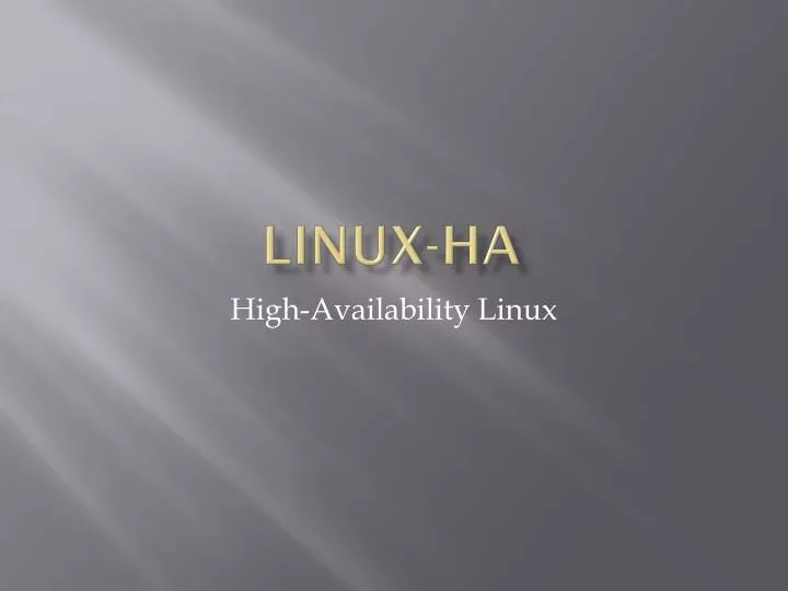 linux ha n.