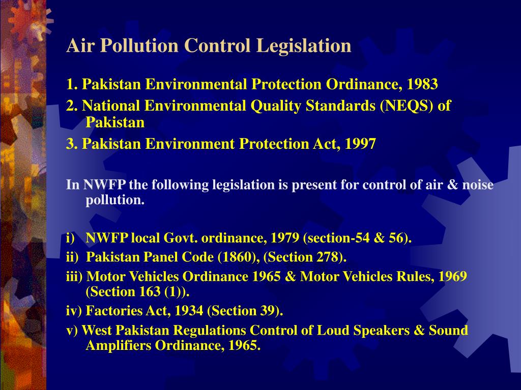 PPT AIR POLLUTION IN PESHAWAR NWFPPAKISTAN PowerPoint Presentation
